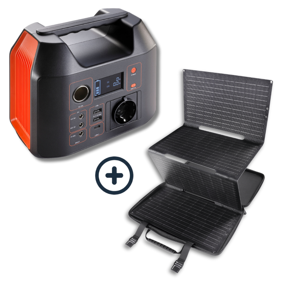 Powerstation + 60W Zonnepaneel