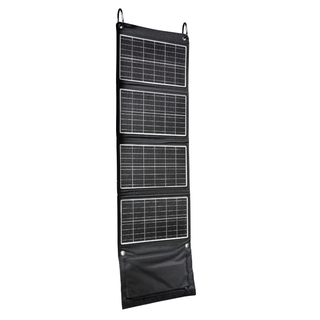 Opvouwbaar 30W Zonnepaneel voor Reizen, Camping & Outdoor